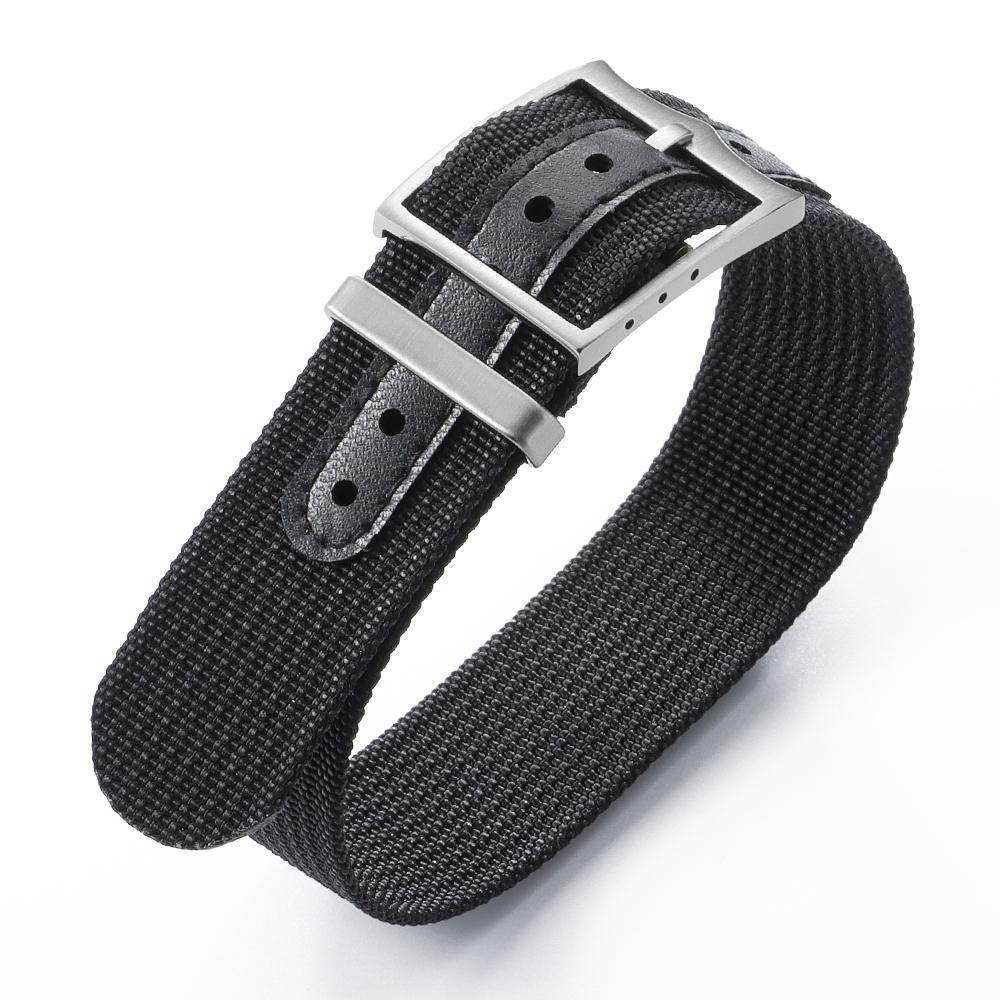Premium Ribbed Watch Band Nylon 20mm 22mm Watch Strap for Omega Military Sports Watchband ArmyGreen Black Blue Wristband for Men