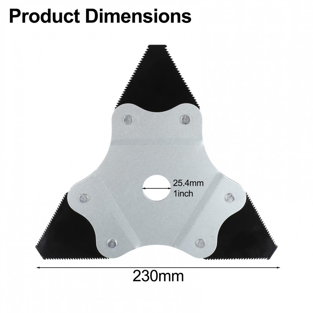 Lawn Mower Blade Manganese Steel Blade 255mm Diameter