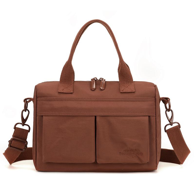 

Colorful Fox2025 new nylon anti-splashing handbag single shoulder crossbody women s multi-compartment cloth bag