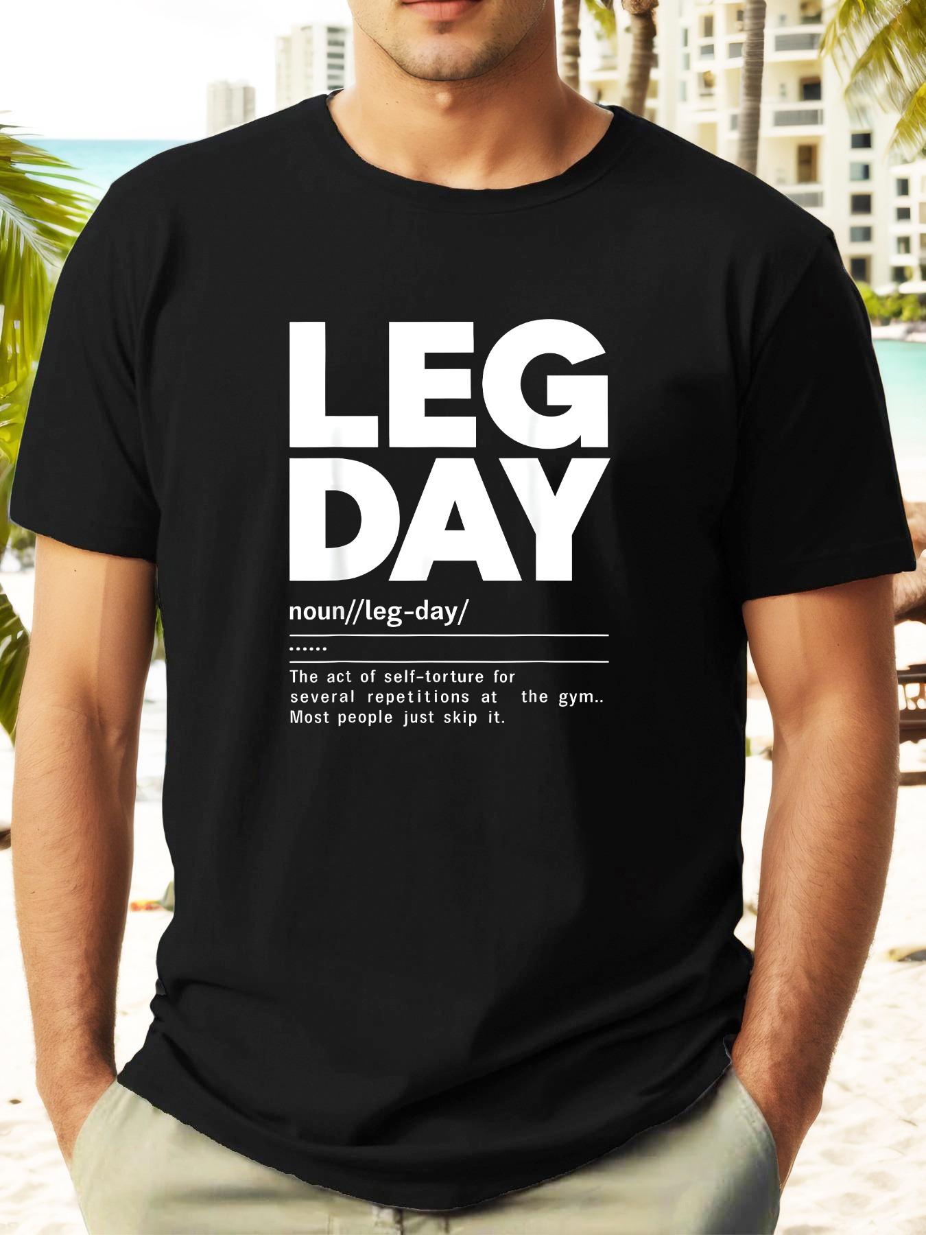 

Black Leg Day Graphic T-shirt - Short Sleeve S