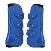 2pcs Horse Front Leg Boots PU Shell Horse Tendon Boots for Jumping Running SportsBlue Front Legs L