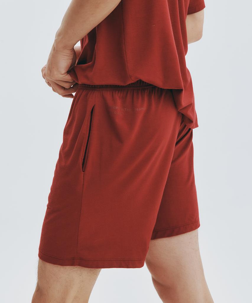 Deodeulimeo Cool Slime Shorts Burgundy