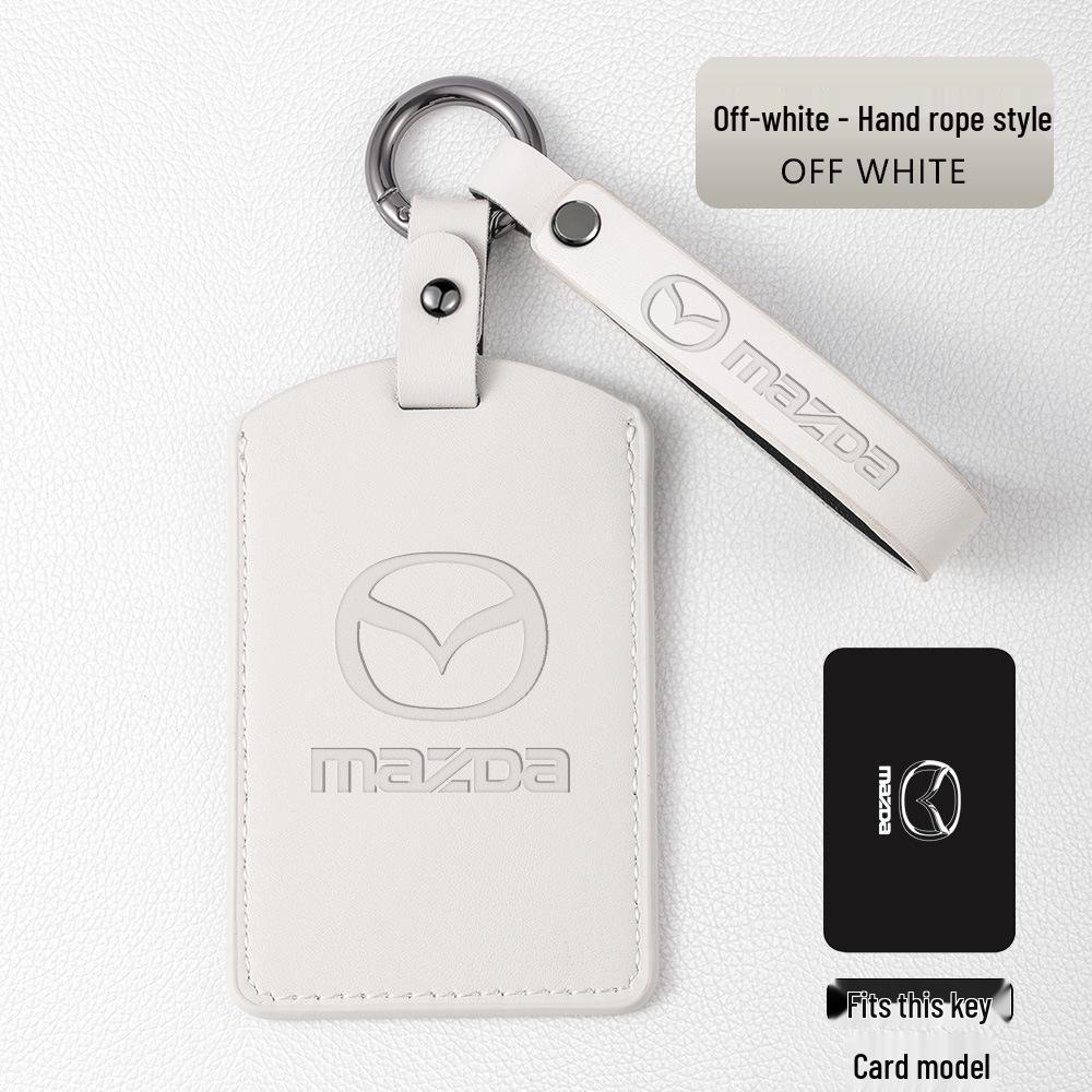 Mazda EZ6 Card Key Cover: 2025 Model, NFC Genuine Leather Protection Case, EZ-60 Buckle