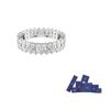 Swarovski Matri Rhodium-beschichtet, Zirkonium-beschichtet Ringe Damen Silber