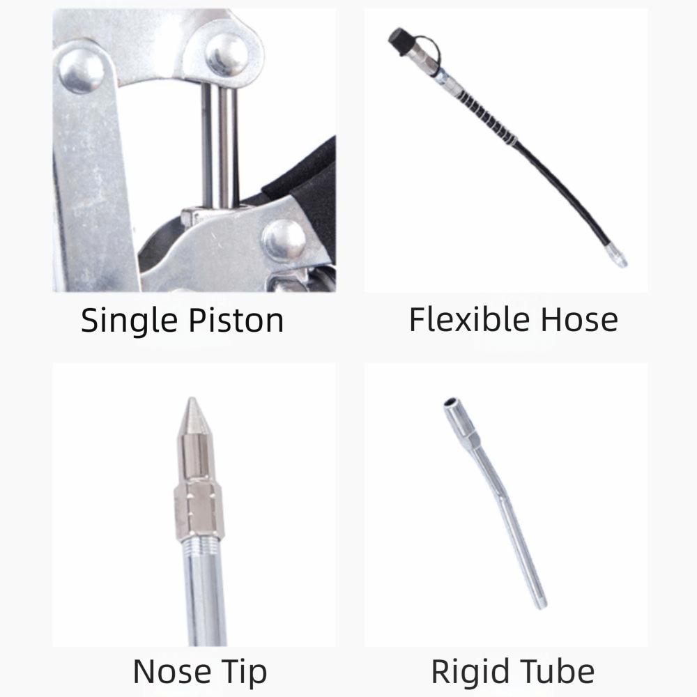 Portable Grease Tool Aluminum Zinc Zinc Alloy Grease Injector Precision Lubrication