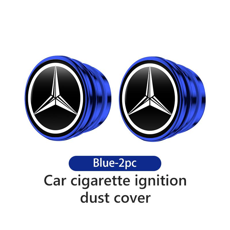 LSEV2 Car Cigarette Lighter Dustproof Plug Button Cover Accessories For Mercedes Benz C180 C300 W124 W176 W177 C200 C260 GLC CLE CLA
