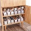 Double Shoe Rack Adjustable Space Saving Plastic Shoe Rack Storage Box