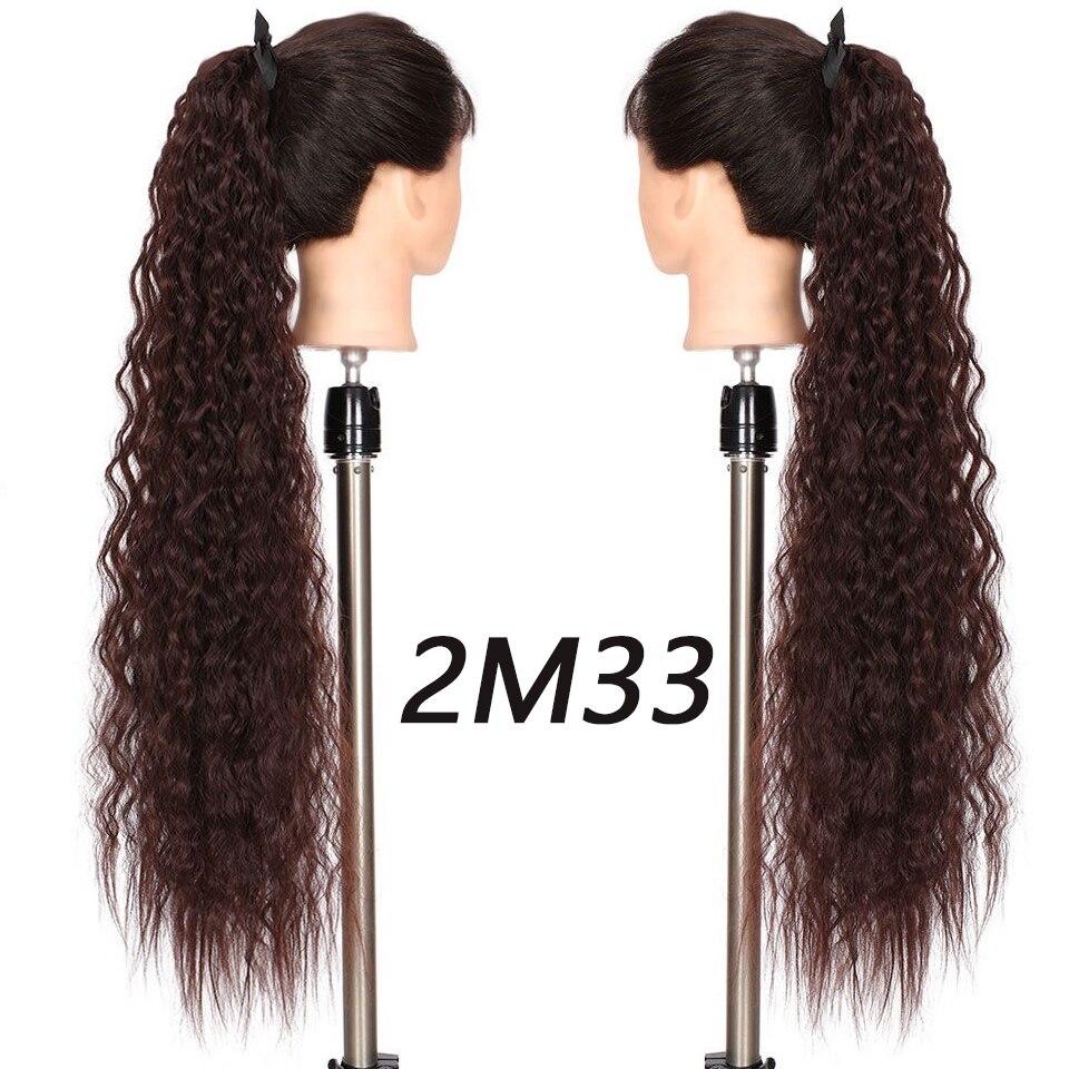 LUPU Kadın At Kuyruğu Uzun Dalgalı Saç Uzatma Klipsi At Kuyruğu Etrafında Siyah Sarışın Sentetik Isıya Dayanıklı Fiber