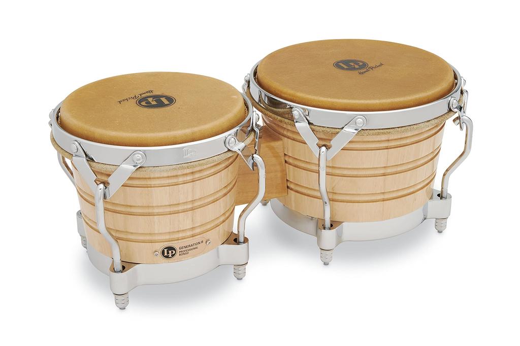 LP Bongos Generation Wood Bongos Traditional Rims II® LP201A-2