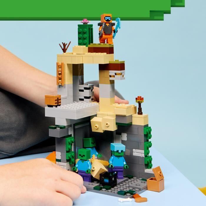 LEGO Minecraft 21587 Loch Zombiego - Gra Interaktywna dla Chłopca lub Dziewczynki od 8 lat