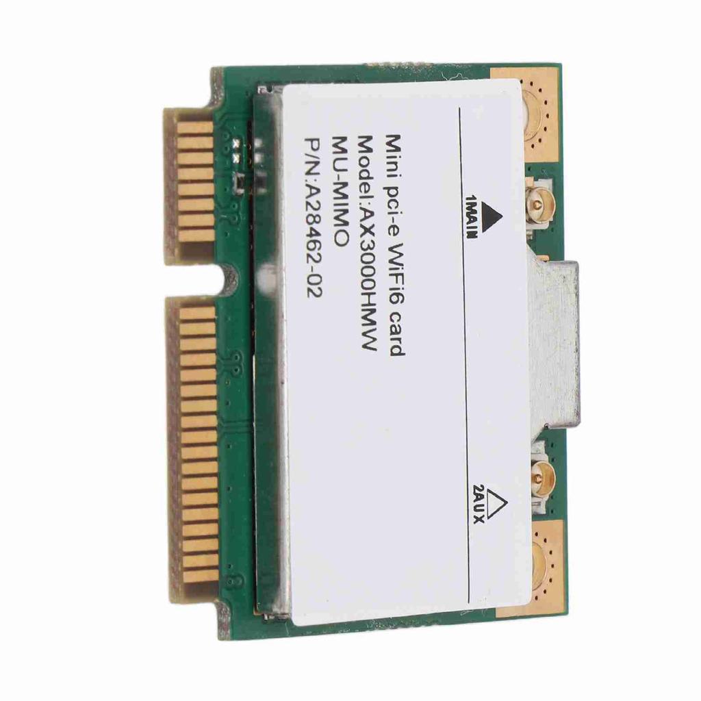 Mini PCIE Network Card Wifi6 3000Mbps High Speed Wireless Wifi Card 802.11ax Ac 2.4G 5Ghz Network Card Adapter