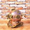 45,72 cm Tiefsee-Tauchhelm, US Navy Mark V Tauchhelm mit Holzsockel, Marine-Tauchhelm, Heimdekoration