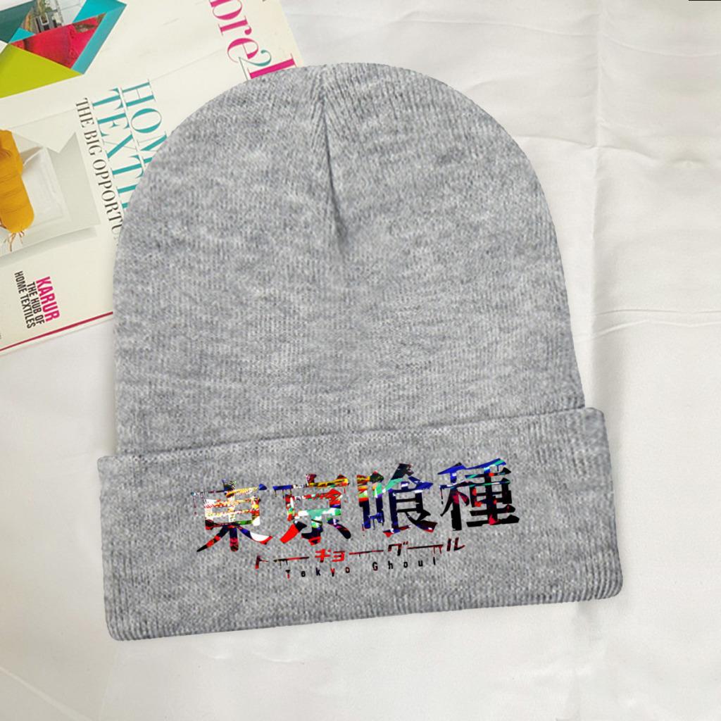 Tokyo Ghoul Strickmütze, Mützen, Wintermützen, warme Polyester-Freizeitmütze, Unisex, Damen