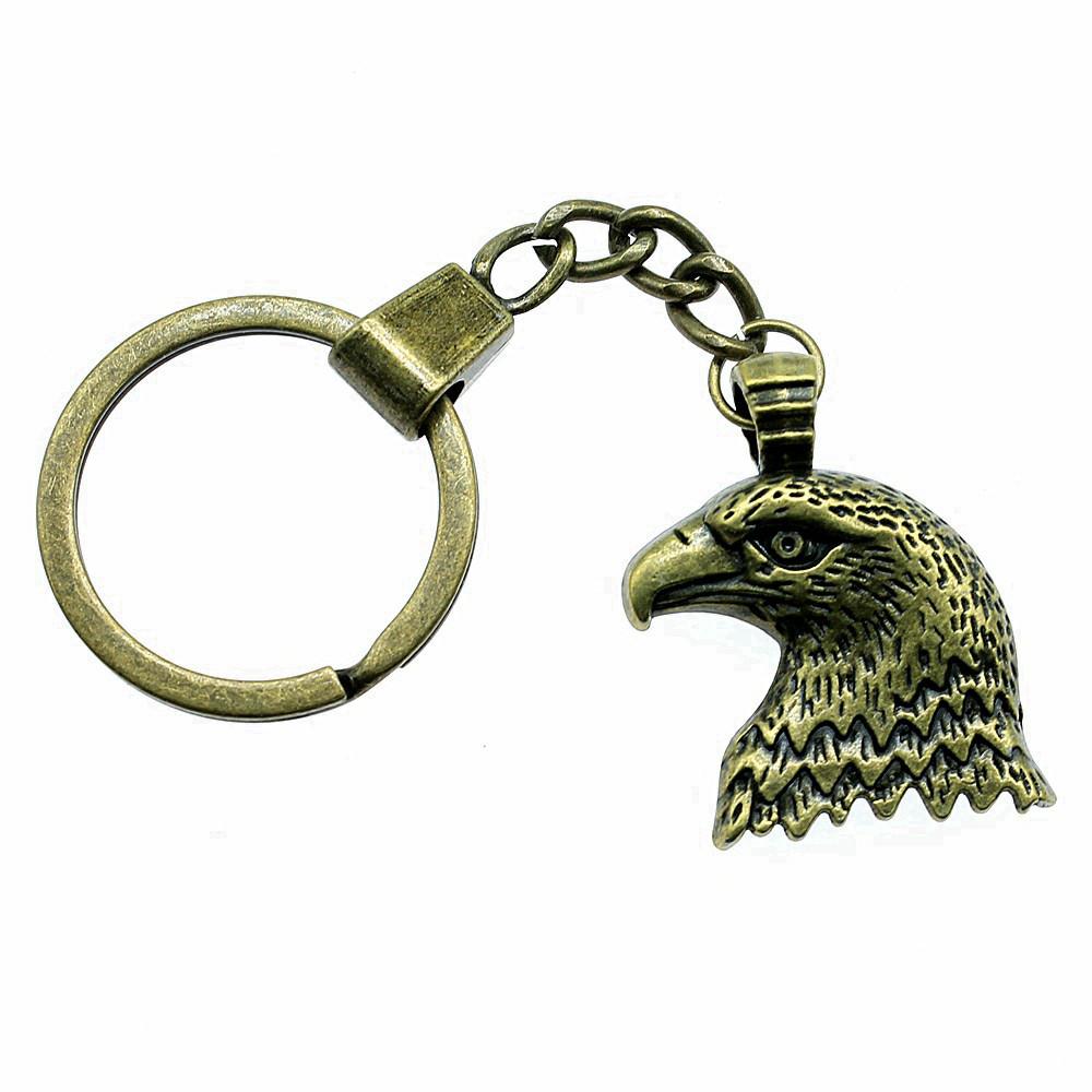 Vintage Bi Insekt Charme Sommerfugl Nøglering Fugl Antik Dyr Nøglering 30mm