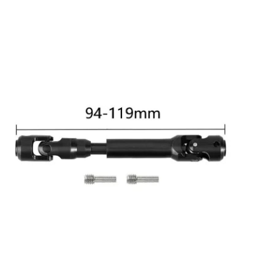 INJORA Steel Heavy-Duty Drive Shaft for 1:10 Rc Car Accessories Crawler Axial SCX10 90046 AXI03007 TRX4 Redcat Gen8 Accessories