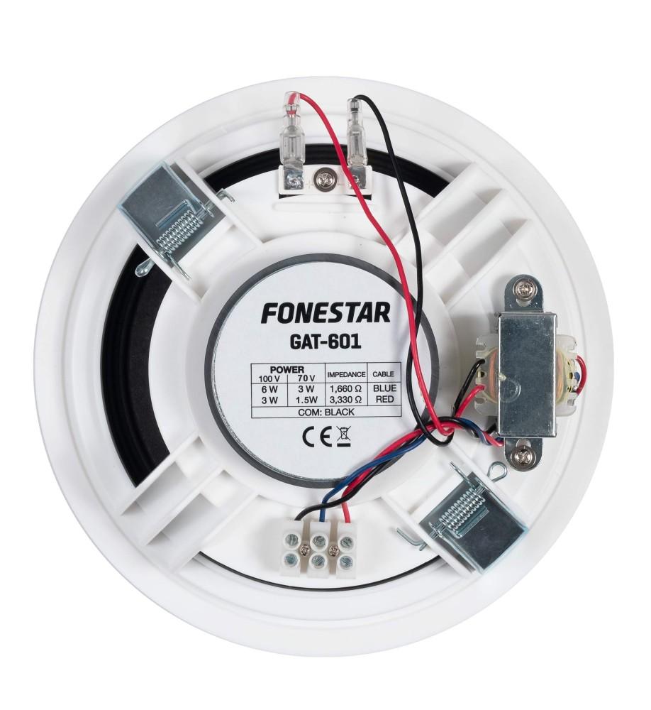 Fonestar GAT-601 - 100V Ceiling Speaker 6.5'' White, Fonestar