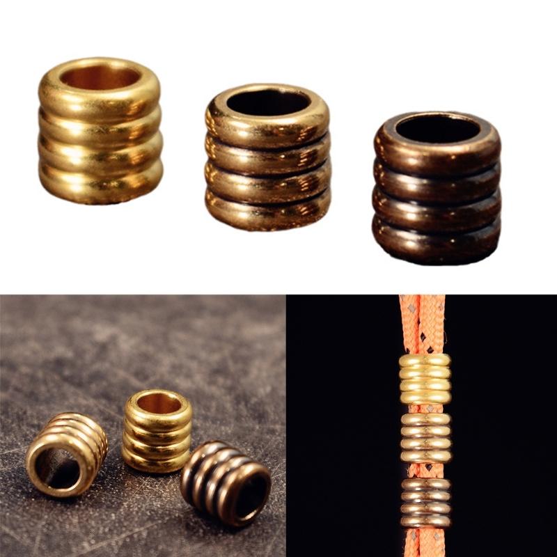 Rust Resistant Copper Cylinder Beads Handmade Jewelry Spacers Assorted Colors Easy Stringing DIY Accessories For Craft Enthusiasts