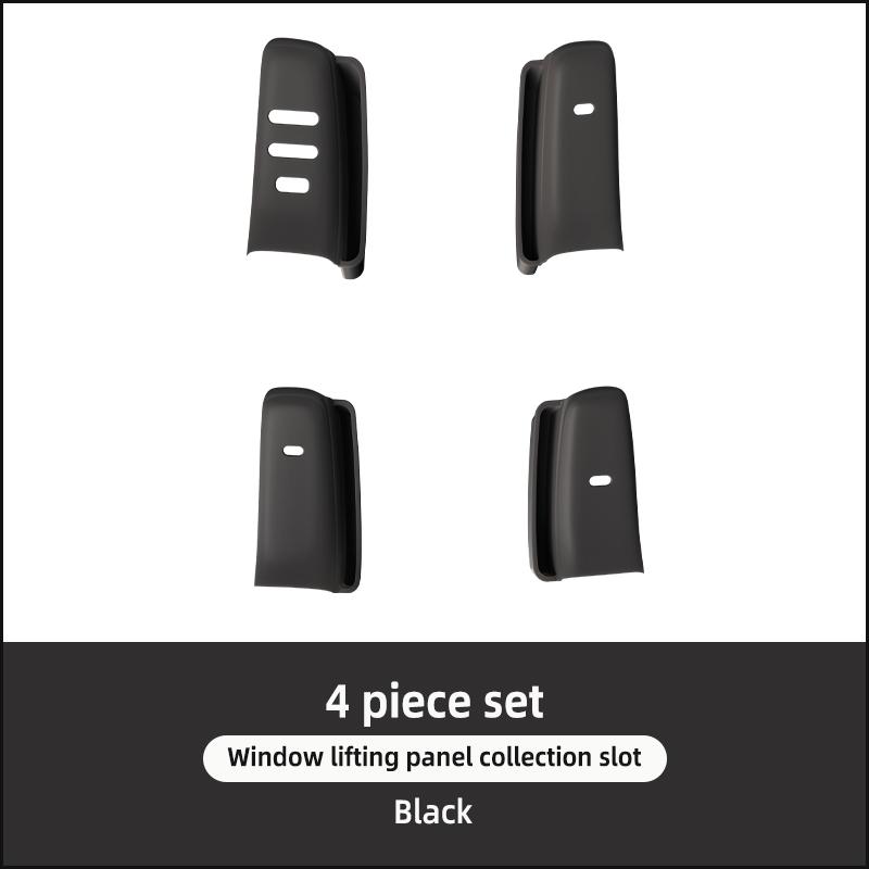 4Pcs For AITO M8 5/6Seat 2025 2026 Custom Car Door Button Panel Silicone Protective Cover Waterproof Interior Accessories