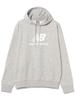 B.:MING LIFE STORE by BEAMS New Balance Logo Sweat-Parka, Herren, Grau, Größe S (92130414424)