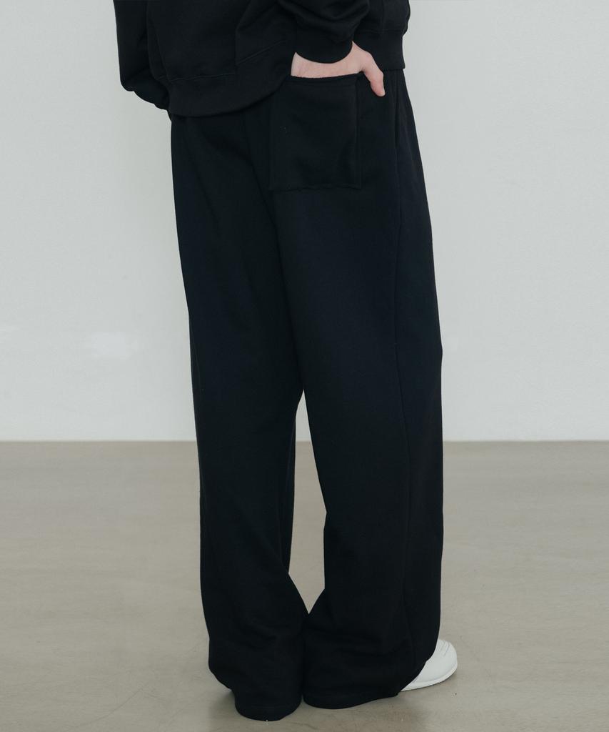 SSIN AND LEE Tailor Cotton Sweatpants Black