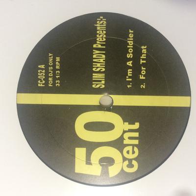 Disque 12 pouces 50 CENT - Slim Shady Presents FC052 Pas d'étiquette US Rap & Hip-Hop/R&B Occasion
