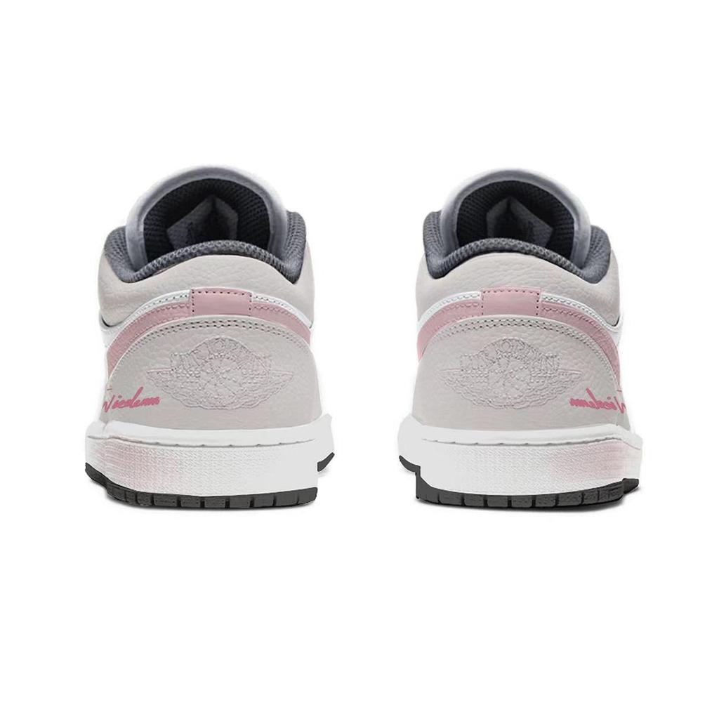 Jordan Air Jordan 1 Pelle Antiscivolo Resistente all'Abrasione Antiscivolo Resistente all'Abrasione Basse 553558-152(Team963-)
