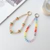 Persimmon Wish Crystal Beaded Phone Strap New Chinese Style Wrist Strap Short Fashion Internet Celebrity Pendant Wholesale for Women