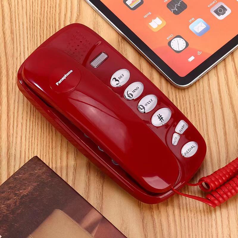 

KX-T580 Настенный офисный и гостиничный телефон красный