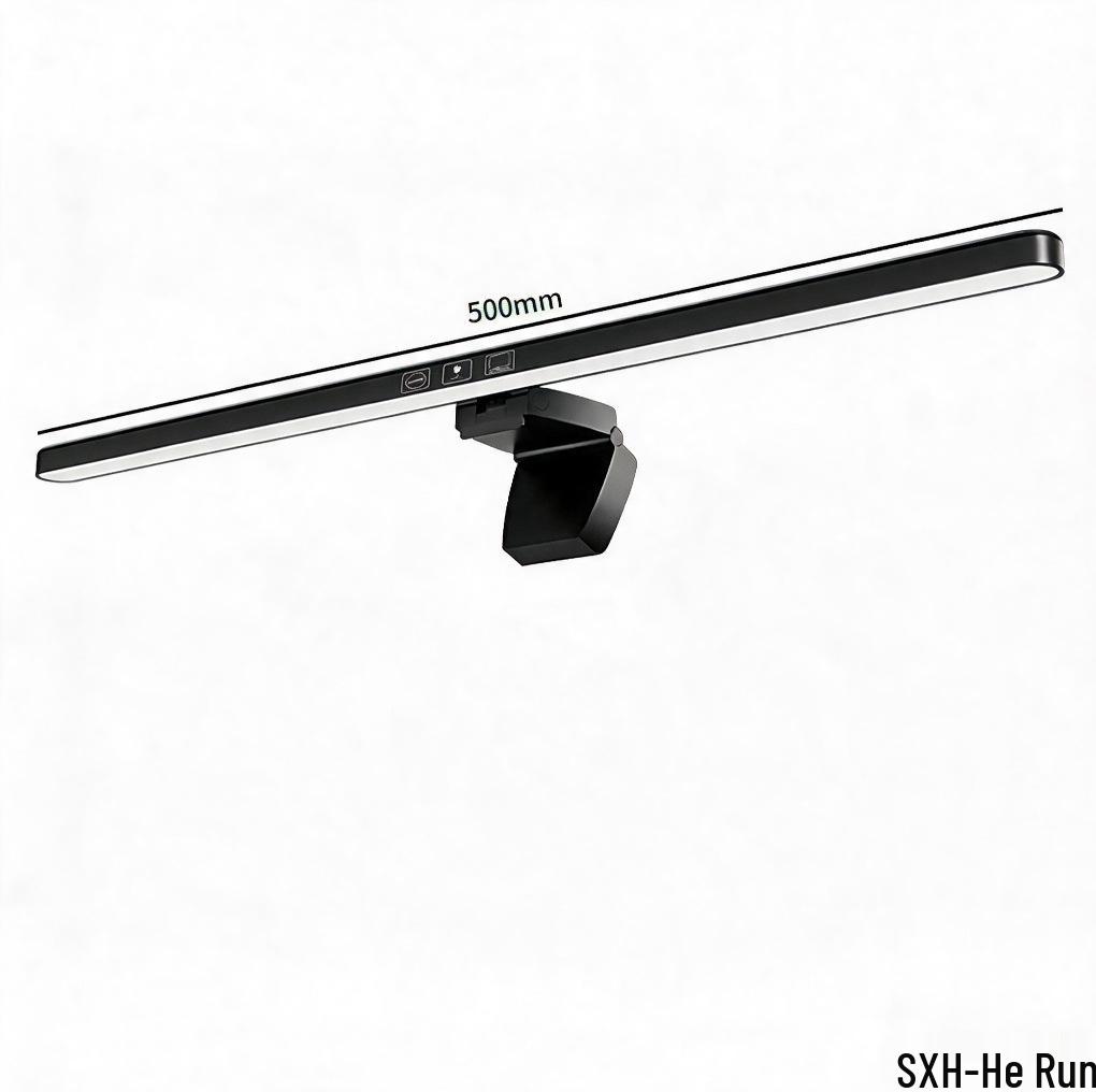 Clip-On Computer Light: Stepless Dimming, Low Blue Light, Eye Protection, Office Lamp