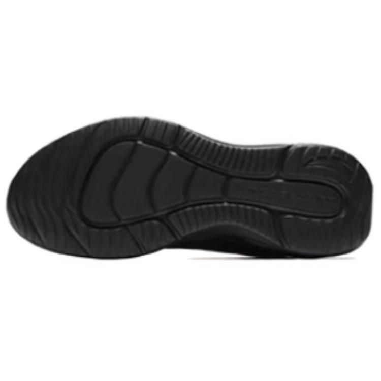 Anta Cushioning Height Increasing Lightweight Breathable Low top Casual Running Shoes Men's Black Sneakers 912535508-1