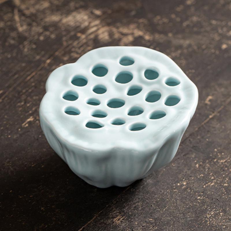 

1 шт., Керамический горшок для хранения воды с маленьким столиком для сухого замачивания, Гостиная в стиле дзен, Чаша для аранжировки цветов в китайском стиле, Сухоцветы, Живые цветы