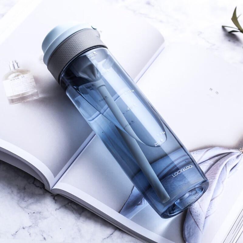 LocknLock Large Sports Water Bottle with Straw