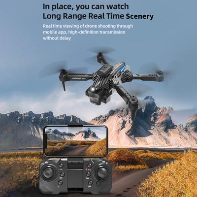Remote Control Drone with Dual Camera 4K Foldable Headless Quadcopter with Obstacle Avoidance