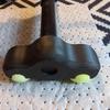 Pattini per Piedi Pallina da Tennis Adattatori Piedini Snap Rocker per Ciclismo Indoor Piedi Piattaforma Rocker per Smart Bike Trainer Attrezzatura per Allenamento a Casa