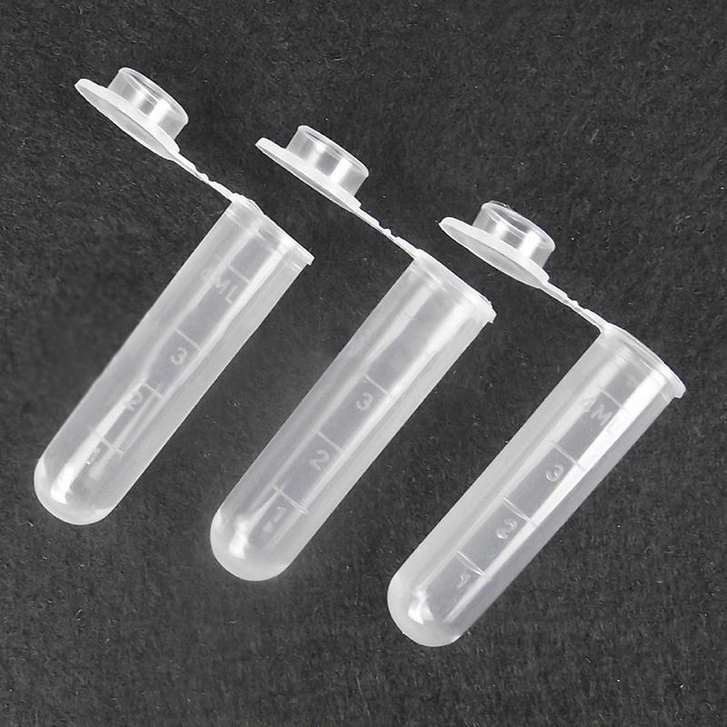 Plastic Test Tubes 5ml Centrifuge Tubes Round Bottom 100pcs