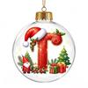 Acrylic 3D Letter Ornament Ball Christmas Tree Decoration Hanging Decor Home Holiday Festive Scene
