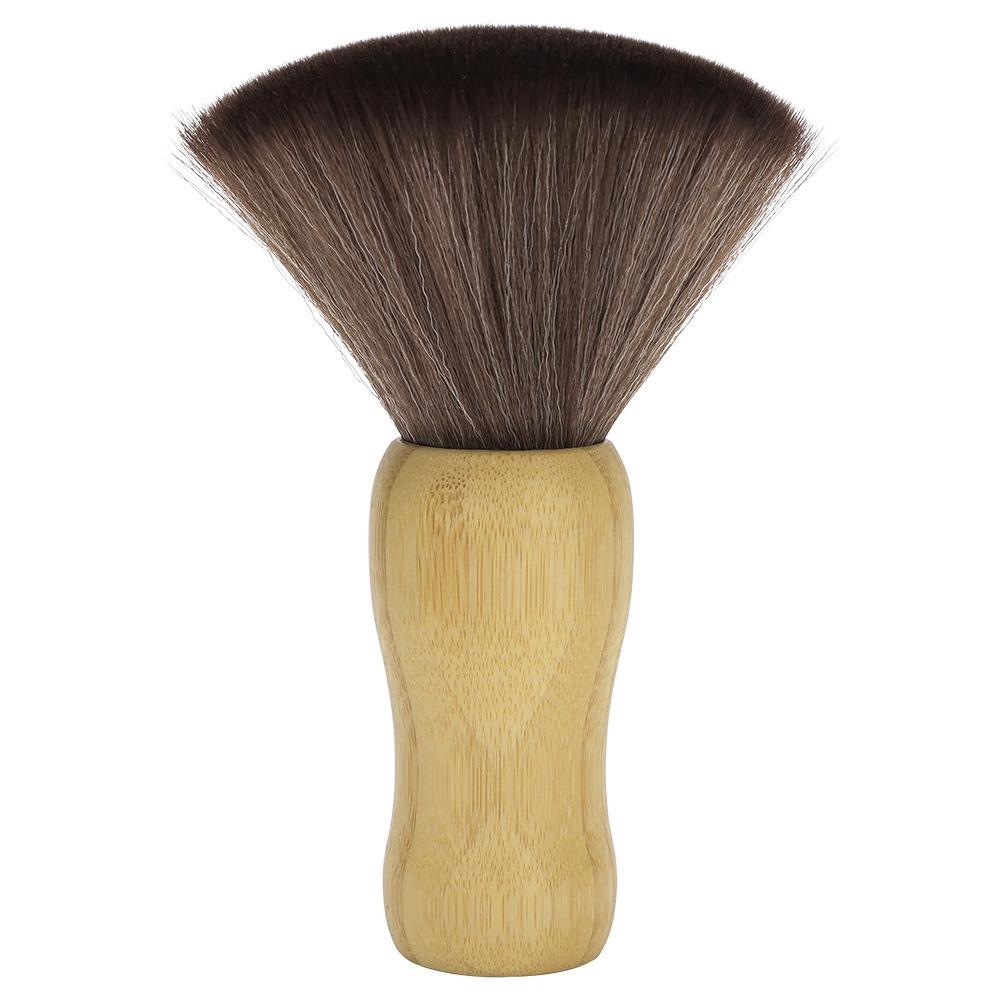Wooden Handle Salon Brush Soft Brush Hair Cleaning Brush Fashion Barber Brush  Home Use
