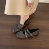 Fashion Retro Shallow Single Shoes 2025 New Versatile Women's Shoes