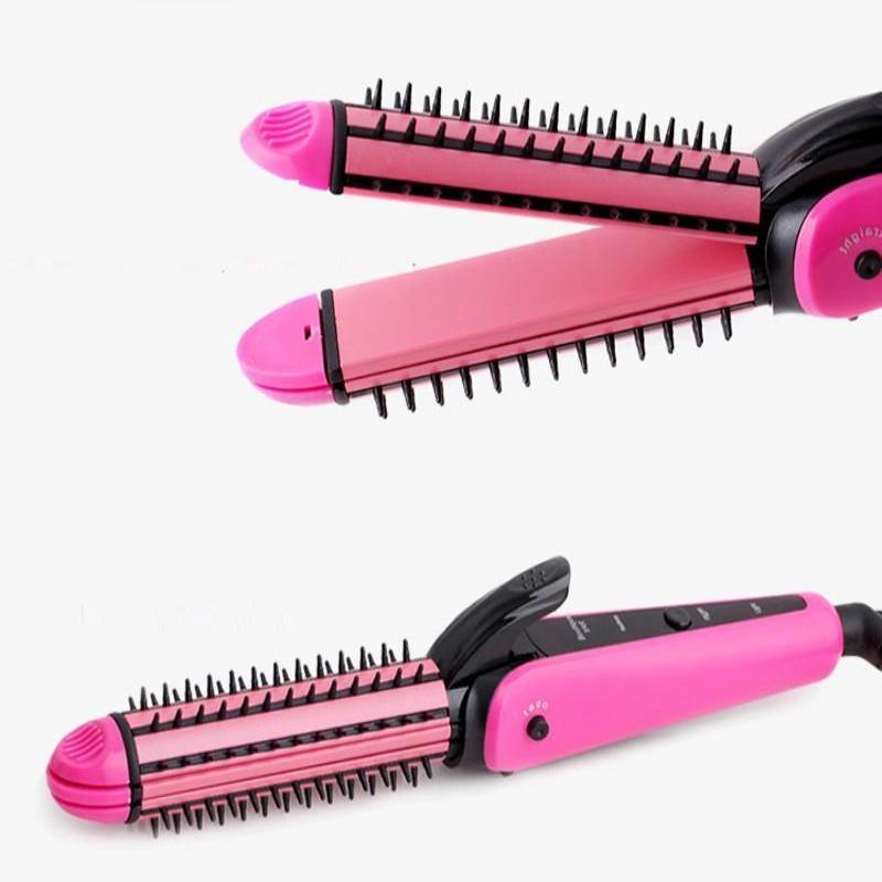 

Профессиональное керамическое выпрямление 3 в 1, гофрированные волосы, прямые волосы и кудри