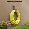 1pc Garden Hose Bracket Black Garden Hose Hanging Storage Rack Wall Mounted Water Pipe Hook Gardening Accessories