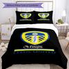 Fc Crest Design Printed Pattern Duvet Cover Set – includes 1 duvet cover and 2 matching pillowcases Bedroom decor Christmas gifts