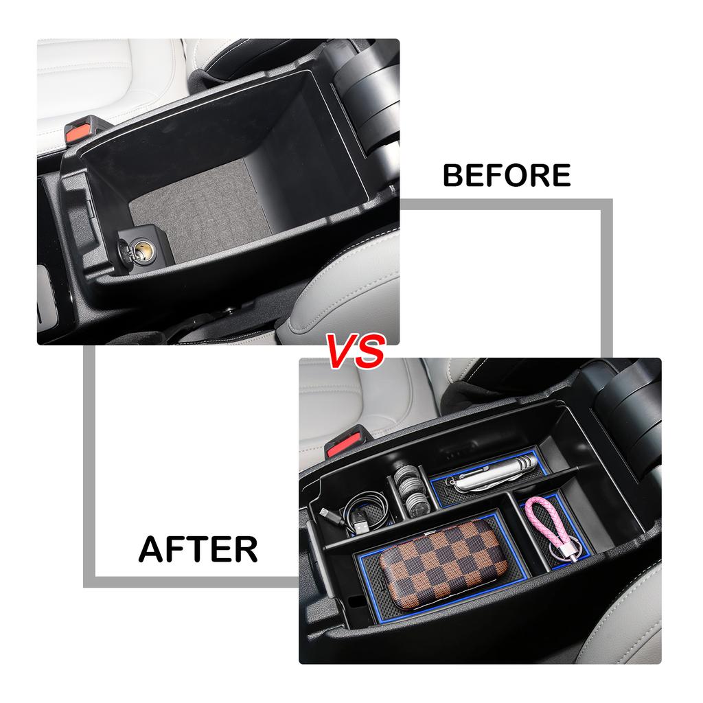 For Escape 2020 2025 2025 2025 2025 /Bronco Sport 2025-2025 Center Console Tray Organizer Armrest Car Storage Secondary ABS Box