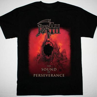 DEATH Band THE SOUND OF PERSEVERANCE Black T-shirt Short Sleeve S-5Xl Unisex T-Shirt