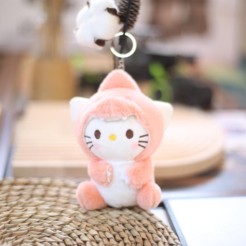 Sanrio Kuromi Plush Keychain With Ultra Soft Short Pile For Bags And Collectors