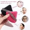 3Pcs Triangle Powder Puff Face Diamond Ribbon Soft Makeup Tool Sponge Velvet Soft Smooth Facial Beauty Makeup Sponge Accessories