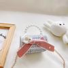 Adorable Fashionable Kids Tote Bag Cute Bowknot Design Mini Crossbody For Everyday Use