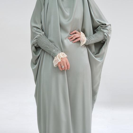 Loriya Solid Color Big Swing Robe Dress 2023 - LR609, Dubai, Turkey