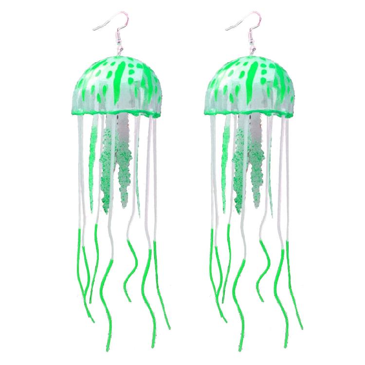 DIY Air Jellyfish Silicone Earrings DIY Handmade Exaggerated Dangle Earrings