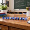 Pencil Identification System 1-20/1-30/1-50 Numbered Toppers, Reusable Classroom Labels Topper for Teachers, Tracking Markers School Organization