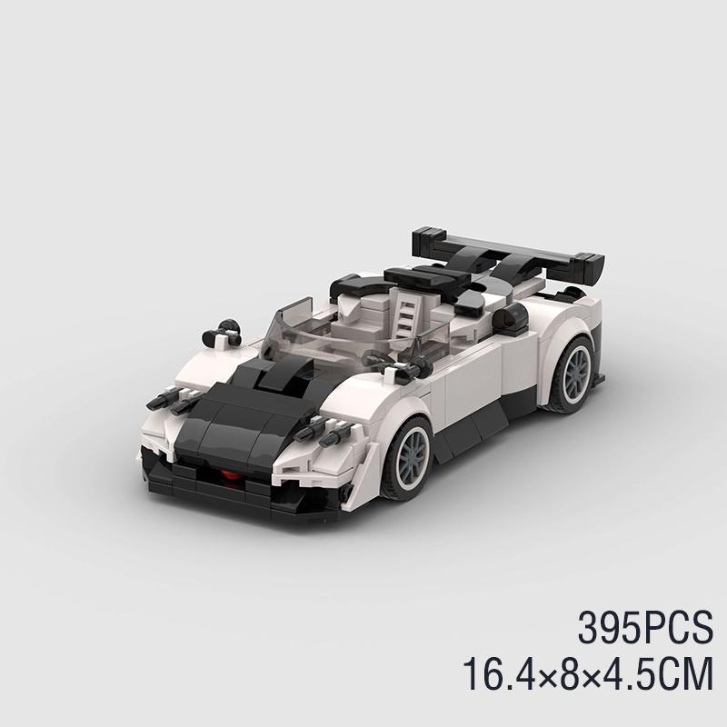 City Speed Convertible MOC Old Car Super Race Vehicle Model Building Block Racing Brick Technical Christmas Gift Rally Sport Toy